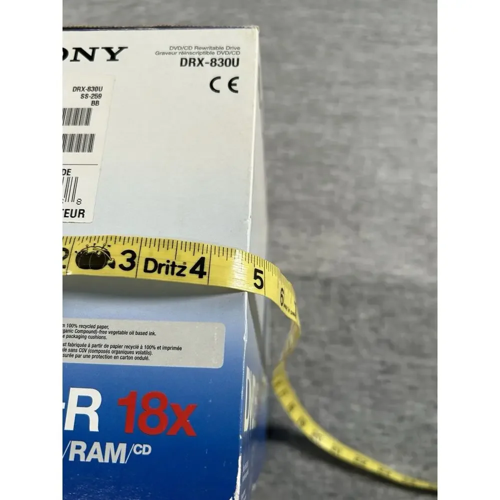 SONY Nero DRX-830U DVD/CD Rewritable Drive DVD R 18x Windows Computer Hardware